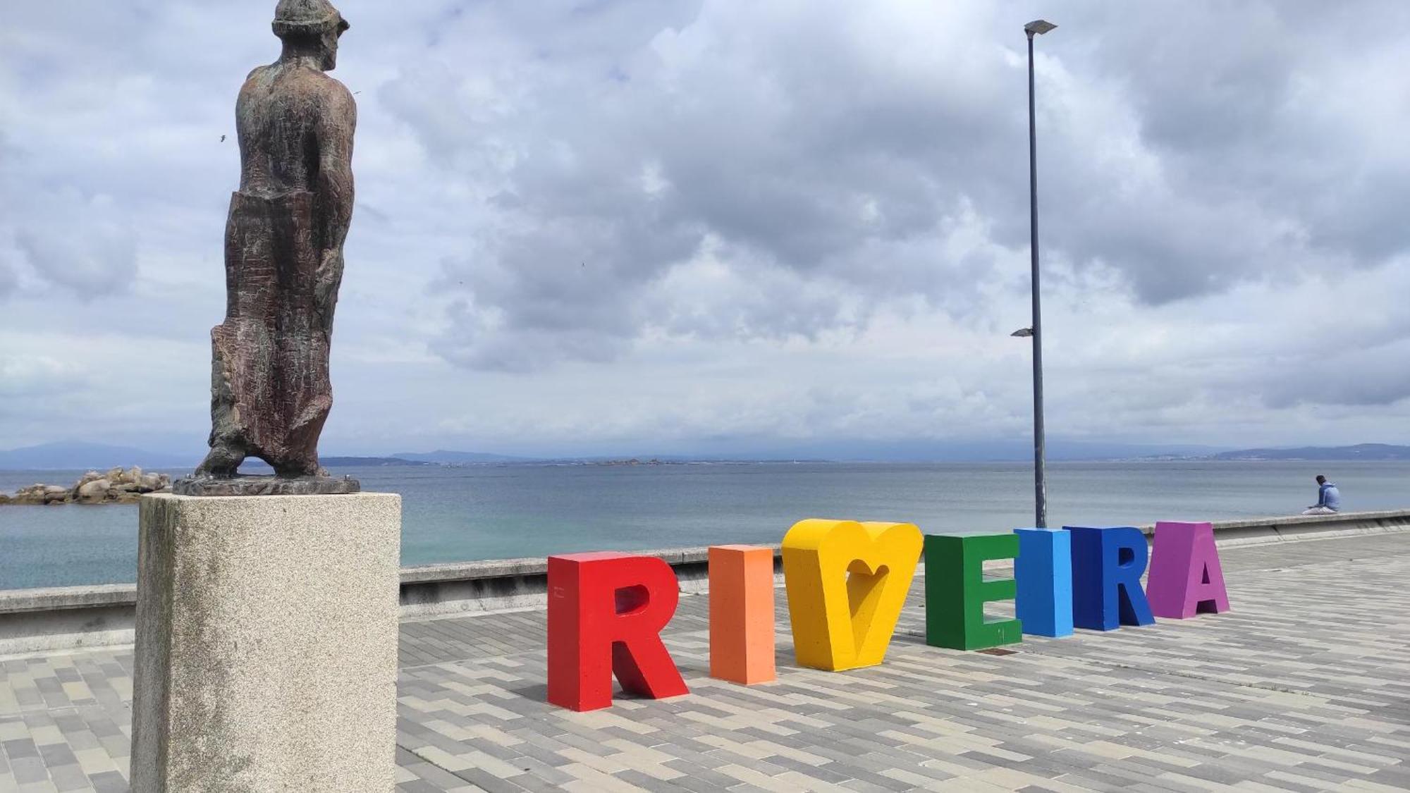 Un Rincon Con Vistas A La Ria, Playa Y Parking. Διαμέρισμα Ribeira Εξωτερικό φωτογραφία